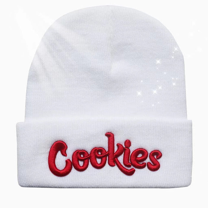 Wholesale Cookies Letters 3D Embroidered Knitted Wool Hat JDC-FH-HongHong013