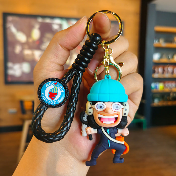 Wholesale Cartoon Doll Rubber Keychain JDC-KC-Tingm021