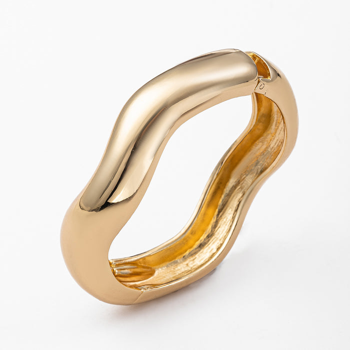 Wholesale New style jewelry: simple circle opening bracelet, irregular metal wind bracelet jewelry