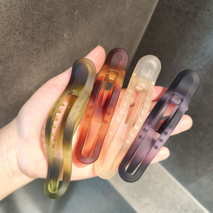 Wholesale Large size hair with duckbill clip, simple lazy face wash, ponytail, straight clip