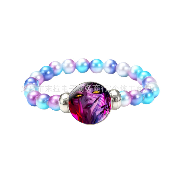 Wholesale K-Pop Cartoon Anime Colorful Beaded Bracelet