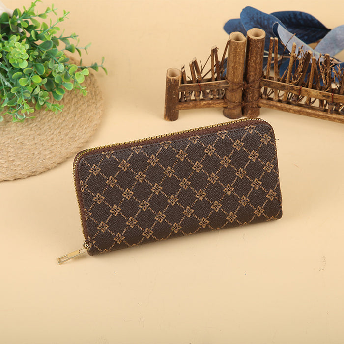 Wholesale Large Capacity Zipper PU Wallet JDC-WT-HNG008