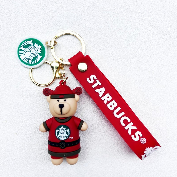 Wholesale PVC Cartoon Doll Keychain JDC-KC-WuYi107