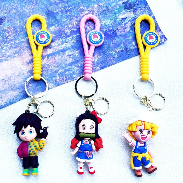 Wholesale Cartoon Doll PVC Keychain JDC-KC-ChuC028