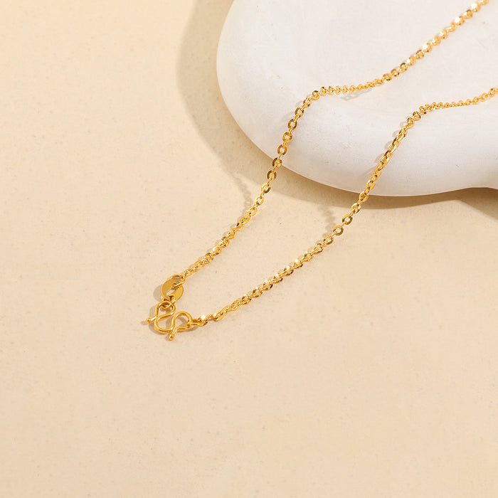 Wholesale M-clasp snake bone chain necklace/ choker,  versatile clavicle titanium steel chain
