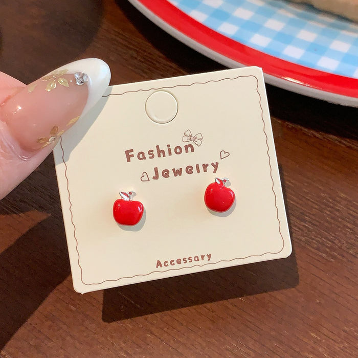 Wholesale Cute Red Earrings Studs Set for Everyday Jewelry Accessory