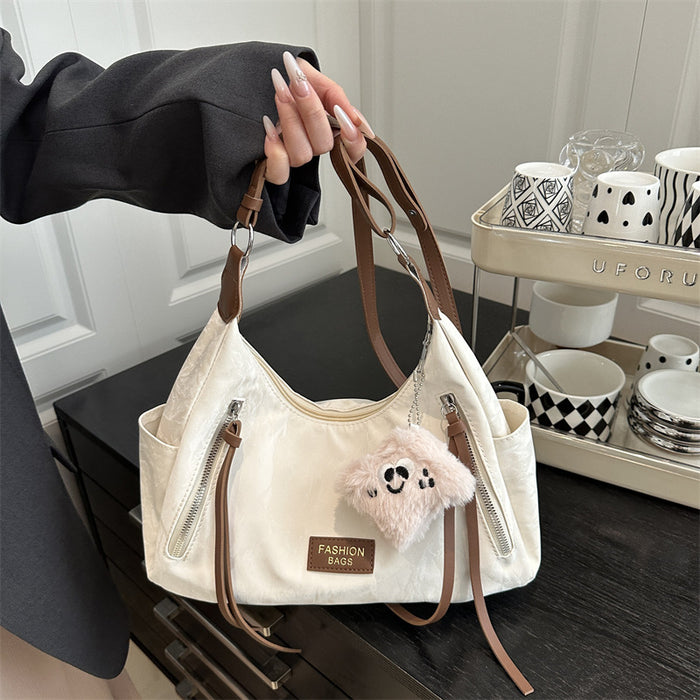 Wholesale New minimalist commuting casual contrasting color fashionable and stylish niche single shoulder crossbody tote bag