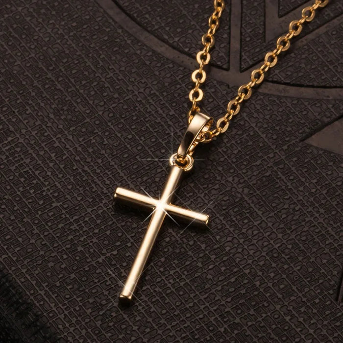 Wholesale Fashion cross pendant necklace, personalized and simple necklace, long pendant, collarbone chain