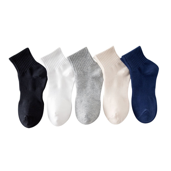 Wholesale Sports socks, mid tube socks, sweat absorbing, outdoor cycling, running socks, cotton