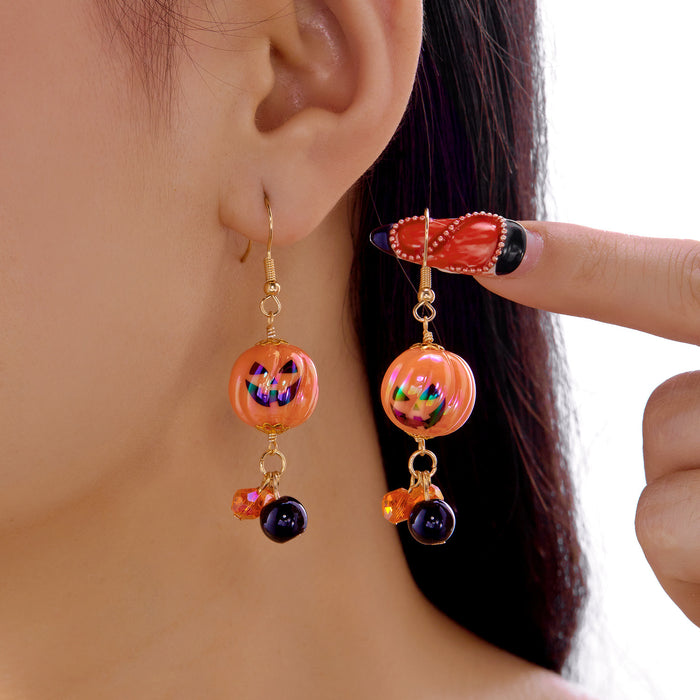 Wholesale  cartoon earrings cute funny creative ghost bat acrylic earrings