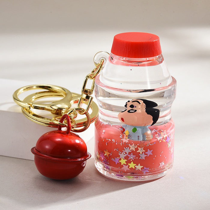 Wholesale Oil-Filled Bottle Aquarium Marine Animal Keychain