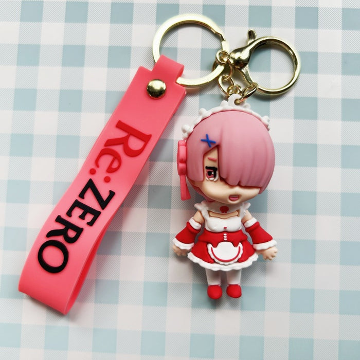 Wholesale PVC Cartoon Doll Keychain JDC-KC-WuYi174