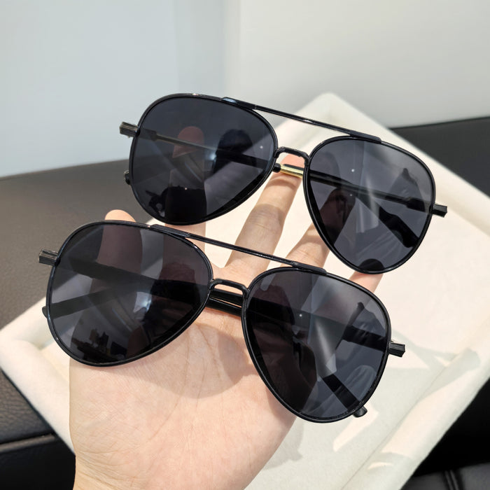 Wholesale New Fashionable Men's Fishing and Driving Sunglasses Anti UV Classic Pilot