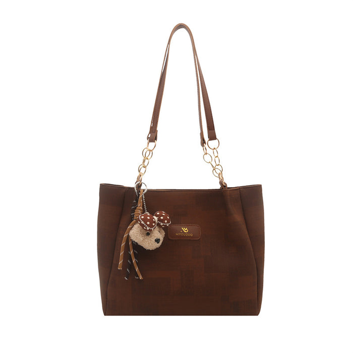 Wholesale Urban Simplicity Tote Bag - Fashion Pu Shoulder Bag for Women Daily Matching Accessory