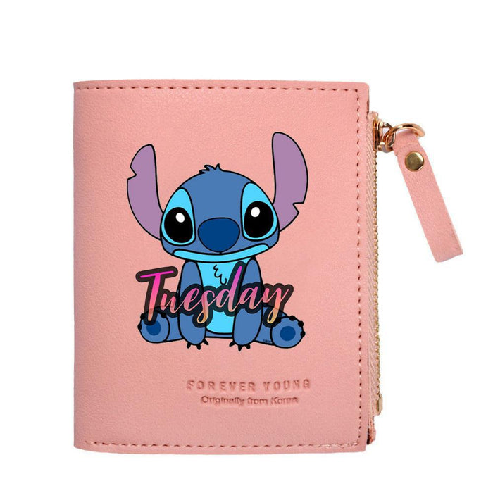 Wholesale PU Cartoon Short Zipper Wallet JDC-WT-WuDuomei003