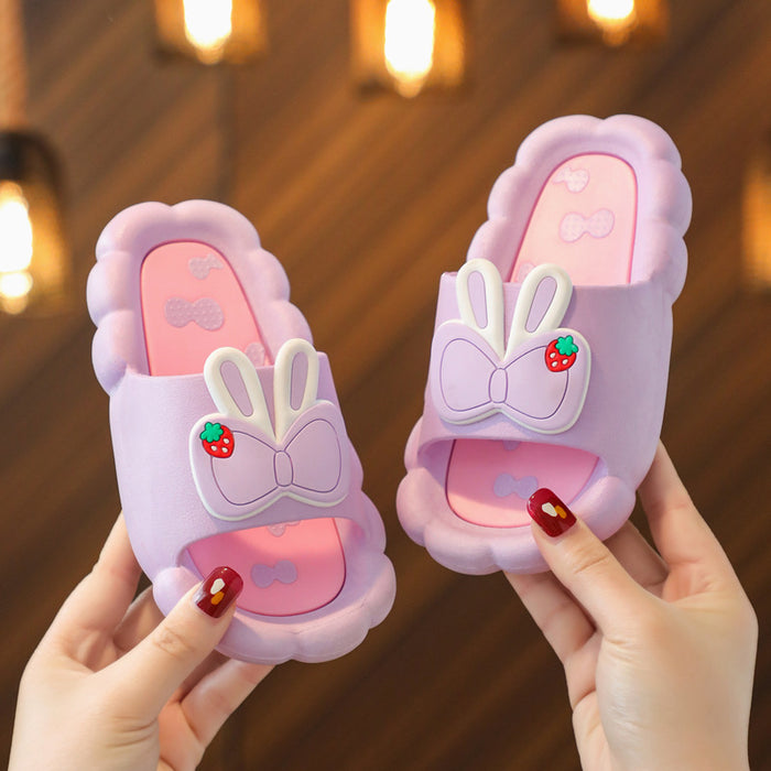 Wholesale PVC Summer Cute Cartoon Children's Slippers JDC-SP-TAN007