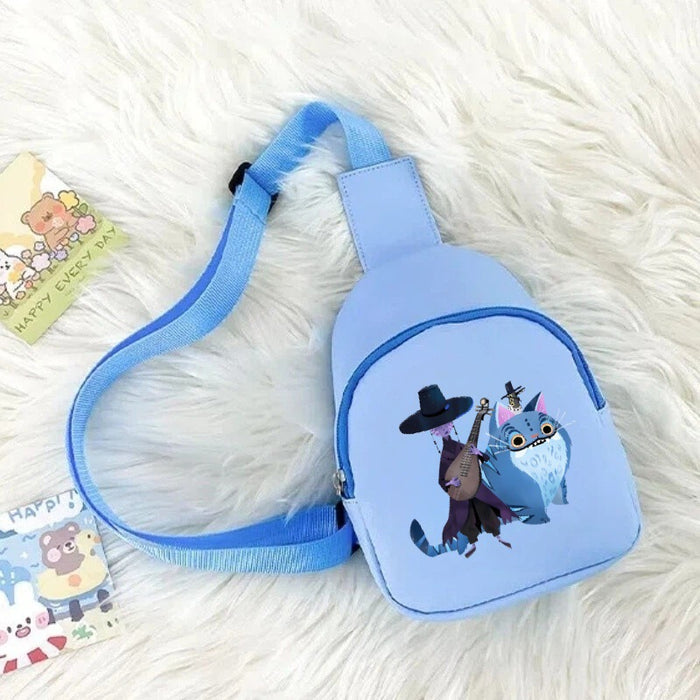 Wholesale Cute candy-colored PU leather shoulder bag suitable for both boys and girls