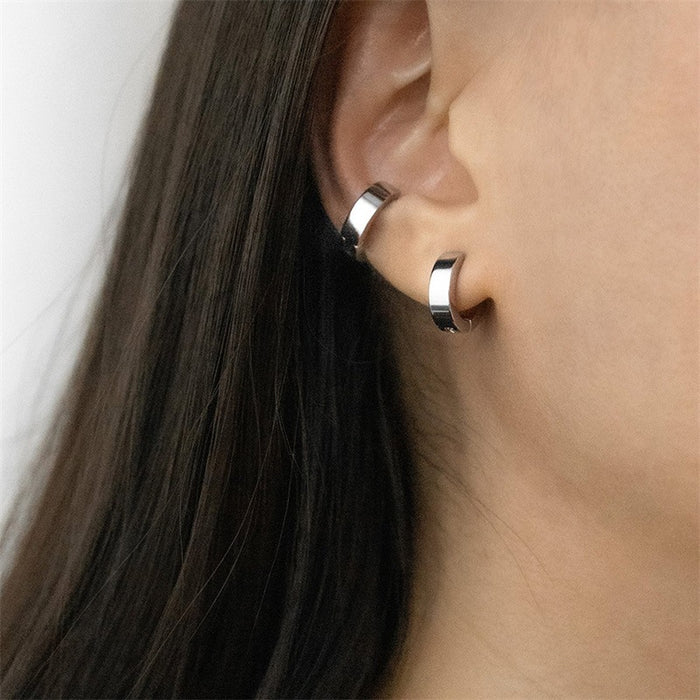Wholesale  No-drill Stainless Steel Ear Clips Unisex Bone Clamp Earrings  Jewelry Accessories