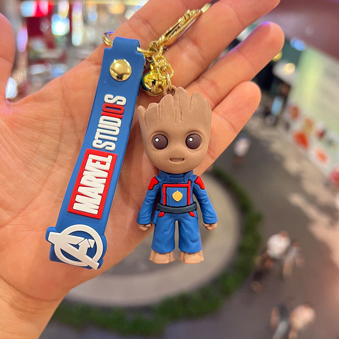 Wholesale Creative Soft Rubber Doll PVC Keychain (F) JDC-KC-XingS007