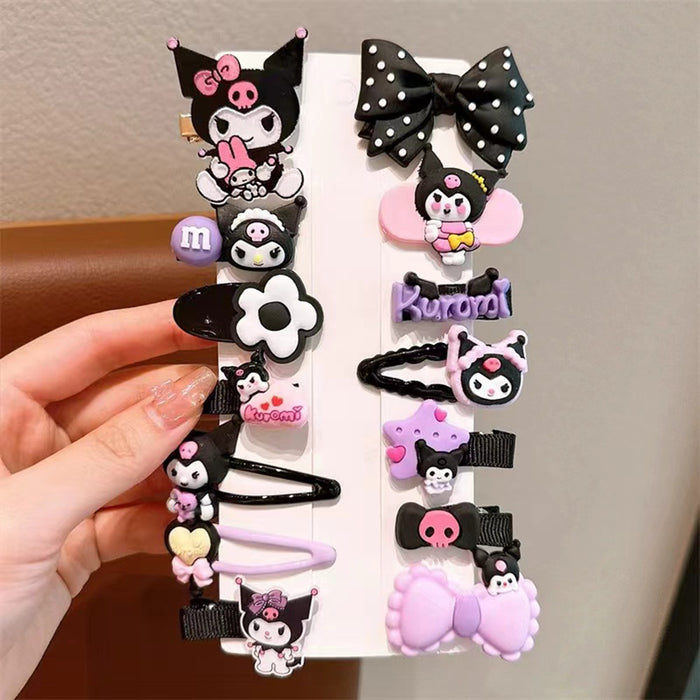 Wholesale 10pcs/14pcs Cute Cartoon Children's Side Clips JDC-HC-Zhuoa001