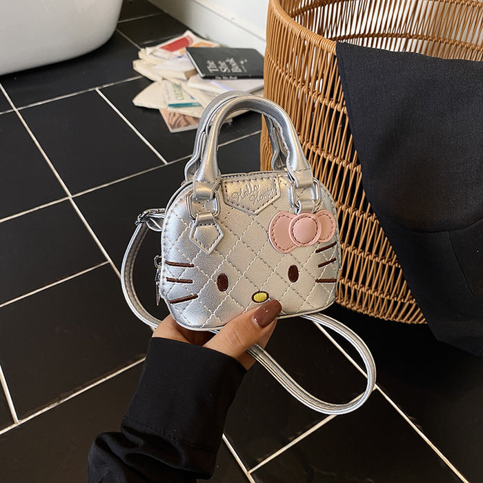 Wholesale PU kids'  cute cartoon mini seashell shoulder bag