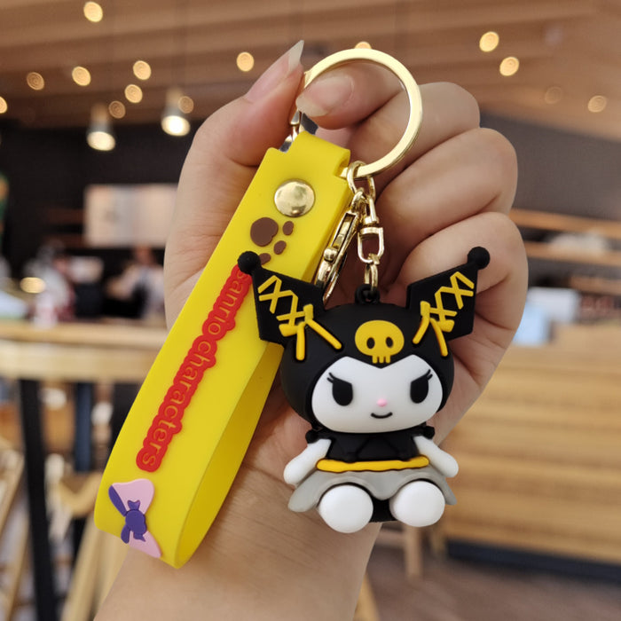 Wholesale Cartoon Silicone Doll Keychain JDC-KC-ZhuoRan034