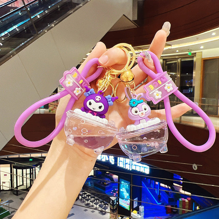 Wholesale PVC cute cartoon key chain (F) JDC-KC-JuJi013