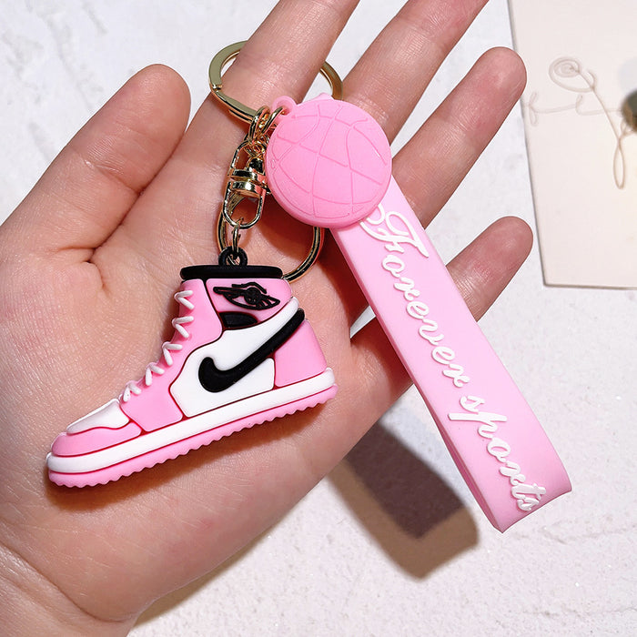 Wholesale Cartoon Shoes Silicone Doll Keychain JDC-KC-QiChao011