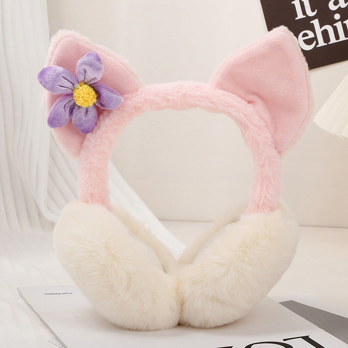 Wholesale Earmuffs Plush Cute Cartoon Ear Warmer Ear Defenders Foldable (M) JDC-EF-ZaoM008