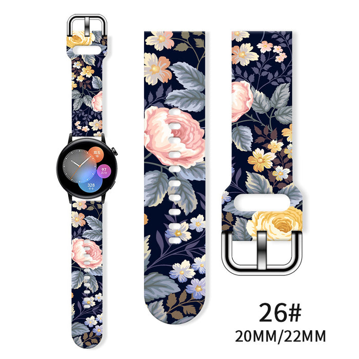 Wholesale Printed  Tpu Watch Strap Wrist Strap JDC-WD-NuoQi085