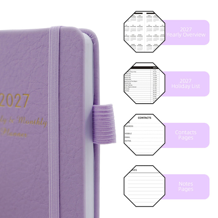 Wholesale Chic 2027 Weekly Planner Notebook - Office Decor Accessory