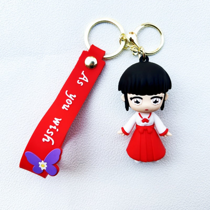 Wholesale PVC Cartoon Doll Keychain JDC-KC-WuYi165