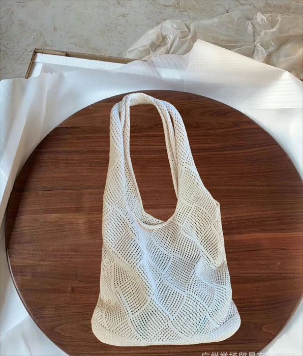 Wholesale Knitted Bag Women's Retro Hand-woven Wool Bag