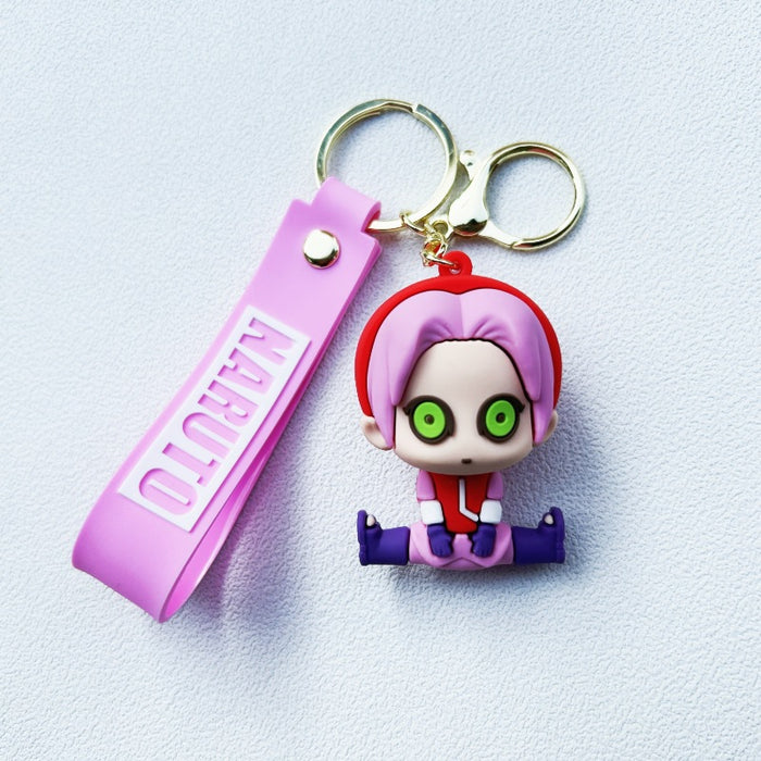 Wholesale PVC Cartoon Doll Keychain JDC-KC-WuYi146