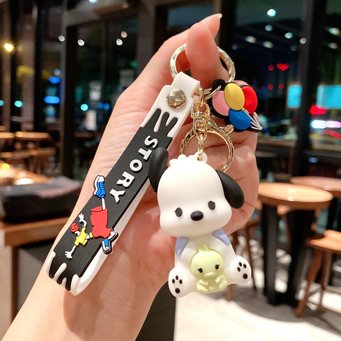 Wholesale PVC Cartoon Doll Keychain JDC-KC-YiD033