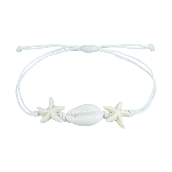 Wholesale summer starfish shell turquoise turtle ocean bracelet