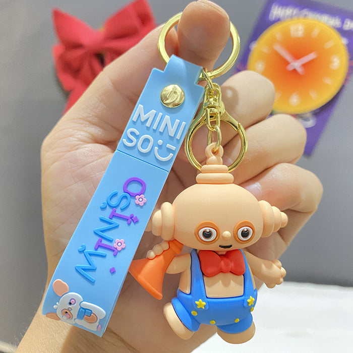 Wholesale PVC Cartoon Doll Keychain JDC-KC-WuYi131