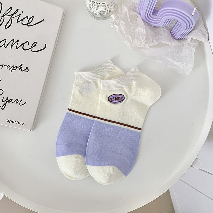 Wholesale Thin socks, boat socks, cartoon cute invisible socks, boneless socks, college style shallow mouth socks