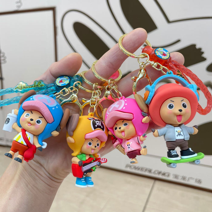Wholesale Creative cartoon figurine keychain pendant backpack hanging decoration car keychain small gift wholesale