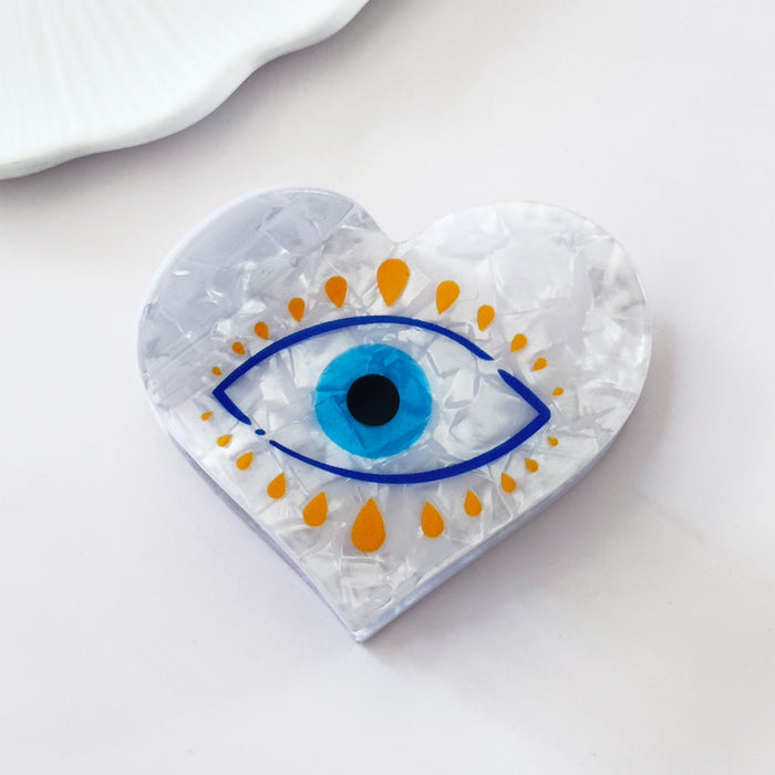 Wholesale Devil' s Eye Hair Clip Retro Blue Eyes Fatima' s Palm Grip  Evil Eye Headpiece