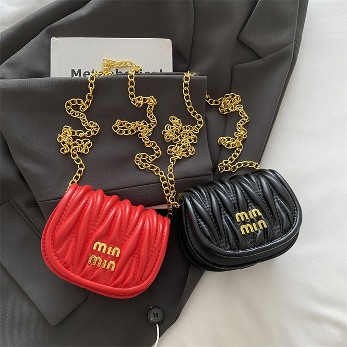 Wholesale Cute chain mini fashionable diagonal cross light luxury small bag