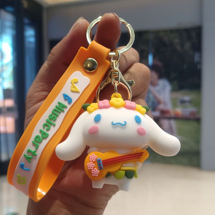 Wholesale Cartoon Silicone Doll Keychain JDC-KC-KuangK022