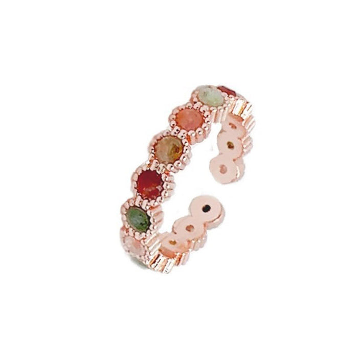 Wholesale Retro ring, fashionable, versatile, high-end, niche, open mouth ring