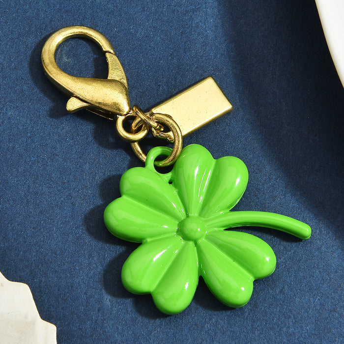 Wholesale Multi Style Dinosaur Clover Heart Animal Gold Alloy Keychain Pendant Fashion Jewelry Accessory