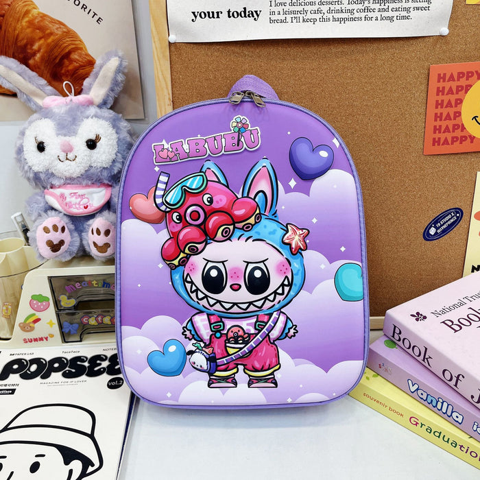 Wholesale Bag Cloth Backpack for Boys and Girls Kindergarten School Bag Baby Cartoon Hard Shell Bag