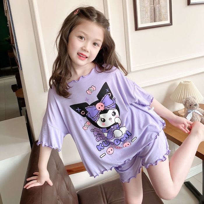 Wholesale Cute Cartoon Children's Home Wear Suits JDC-PJ-XiaoHZ001