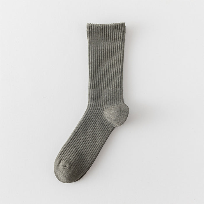 Wholesale Sports socks, basketball socks, mid tube socks, cotton socks, men's socks, solid color looped socks, comfortable socks, long tube socks