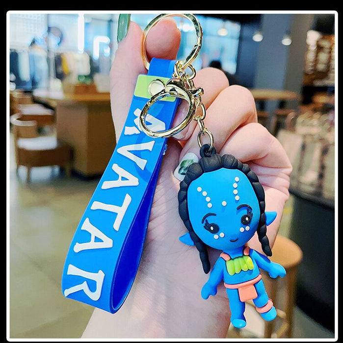 Wholesale Cartoon Doll Silicone Keychain JDC-KC-HongSheng009