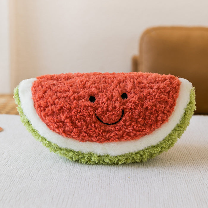 Wholesale Fruit Plush Toys Strawberry Watermelon Carrot Avocado Doll Wedding Throwing Cloth Doll Grab Machine JDC-DO-MW001