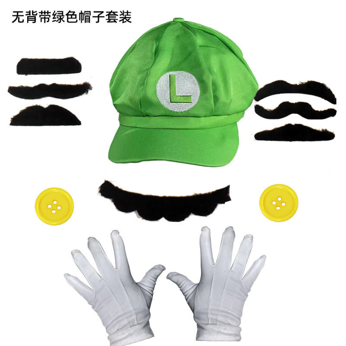 Wholesale  Adult Octagon Sun Hat Baseball Hat Gloves Beard Strap Set